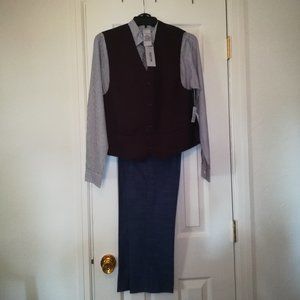 NWT Boys 18 REG 4-piece Suit by Kenneth Cole